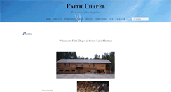 Desktop Screenshot of faithchapel-pcg.org